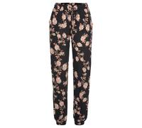 Strandhose LASCANA Gr. 34, N-Gr, bunt (schwarz, orange, bedruckt) Damen Hosen Bestseller (35723742-34) schwarz, orange, bedruckt