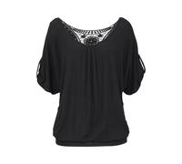 LASCANA Strandshirt Damen schwarz Gr.48/50