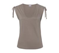 Strandtop LASCANA Gr. 36/38, grau (taupe) Damen Tops (56572564-36) taupe