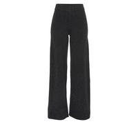 Strickhose LASCANA "-Loungehose" Gr. 32/34, N-Gr, grau (anthrazit) Damen Hosen Relaxhosen mit Rippbündchen, Loungewear (40546114-32)