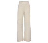 Strickhose LASCANA "-Loungehose" Gr. 44/46, N-Gr, beige (creme) Damen Hosen (64261429-44) creme
