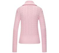Strickjacke LASCANA, Herren, Gr. 44/46, rosé, Strick, Obermaterial: 50% Baumwolle, 50% Polyacryl, unifarben, figurumspielend hüftlang, Strickjacken Strickjacke (98422934-44) rosé