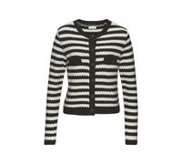 LASCANA Strickjacke Damen schwarz-weiß gestreift Gr.44/46
