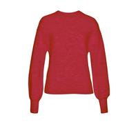Strickpullover LASCANA Gr. 36/38, rot Damen Pullover Strandpullover in Melange-Optik (34953959-36)