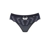 String LASCANA "Marla", Damen, Gr. 44/46, blau (dunkelblau), Spitze, Obermaterial: 91% Polyamid, 9% Elasthan, körpernah, Unterhosen String, aus Spitze mit modischer Bänder-Optik (16059547-44) dunkelbl