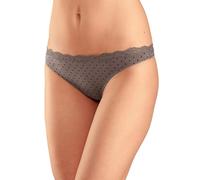 LASCANA String Damen taupe-uni, gepunktet-gestreift, gestreift Gr.40/42