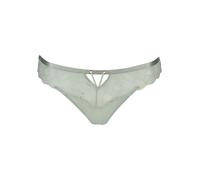 String LASCANA "Alicia", Damen, Gr. 44/46, grün (salbei), Microtouch, Obermaterial: 84% Polyamid, 16% Elasthan, Unterhosen String, mit schönem Bund aus feiner Spitze (93009267-44) salbei