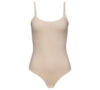 Stringbody LASCANA, Damen, Gr. 44/46, N-Gr, beige, Obermaterial: 77% Polyamid, 23% Elasthan, unifarben, Basic, sehr figurbetont, ohne Ärmel, Bodies, aus elastischer Microfaser-Qualität (92098831-44) b