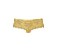 Stringpanty LASCANA, Damen, Gr. 48/50, gelb (sonnengelb), Spitze, Obermaterial: 85% Polyamid, 10% Elasthan, 5% Polyester, Unterhosen, aus zarter, elastischer Jacquardspitze (96841742-48) sonnengelb
