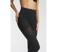LASCANA Stützstrumpfhose Opaque, 60 DEN, (1 St.), mit verstärktem Höschenteil 32/34 schwarz Damen Strumpfhosen Socken Wäsche 32/34 schwarz