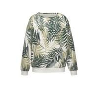 LASCANA Sweater Damen grün gemustert Gr.36/38