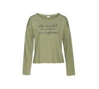 LASCANA Sweatshirt Damen khaki Gr.36/38