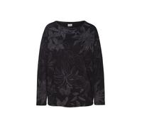 LASCANA Sweatshirt Damen schwarz-gemustert Gr.32/34