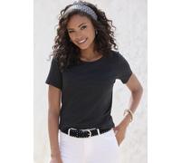 LASCANA T-Shirt Damen eukalyptus, schwarz Gr.48/50