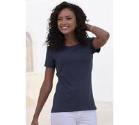 LASCANA T-Shirt Damen hibiskus, navy Gr.36/38
