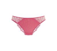 Tanga LASCANA "Gianna", Damen, Gr. 36/38, pink, Spitze, Microtouch, Obermaterial: 65% Polyamid, 32% Polyester, 3% Elasthan, Unterhosen, aus leicht schimmernder Spitze, sexy Dessous (69778401-36) pink