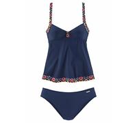 Tankini LASCANA Gr. 36, Cup C, bunt (marine, hummer) Damen Bikini-Sets (377041-36) marine, hummer