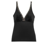 LASCANA Tankini-Oberteil in Schwarz - Größe 42D-Cup | Damen Bademode