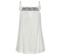 LASCANA Trägertop Damen creme-schwarz Gr.32/34
