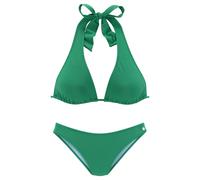 Triangel-Bikini LASCANA Gr. 36, Cup C/D, grün Damen Bikini-Sets (59525960-36) grün