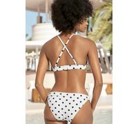 LASCANA Triangel-Bikini-Top Damen weiß-schwarz Gr.36 Cup A/B