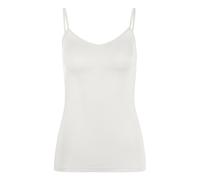 Unterhemd LASCANA, Damen, Gr. 44/46, N-Gr, beige (sand, creme), Obermaterial: 94% Modal (TENCEL), 6% Elasthan, unifarben, basic,casual, V-Ausschnitt, ärmellos, Unterhemden, Spaghettiträger-Top, Unterz