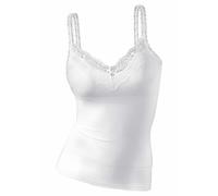 Unterhemd LASCANA Gr. 52/54, N-Gr, weiß Damen Unterhemden (472882-52) weiß