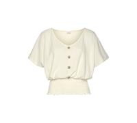 LASCANA V-Shirt Damen creme Gr.40/42