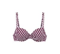 LASCANA - Venice Beach LM exkl. Sport Bügel-Top bordeaux-whi - Gr. - 38C