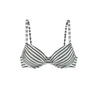 LASCANA - Venice Beach Bügel-Top oliv stripe - Gr. - 38/C