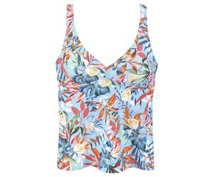 LASCANA - Venice Beach LM exkl. Sport OT Tankini mit Bügel Bade lt.blue prin - Gr. - 44B