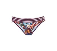Badehose VENICE BEACH "Cadu", Damen, Gr. 38, N-Gr, bordeaux bedruckt, Obermaterial: 84% Polyamid, 16% Elasthan. Futter: 92% Polyester, 8% Elasthan, Badehosen Badehose, mit Umschlagbund (35159856-38) b