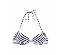 LASCANA Venice Beach Push-Up-Top A White-Navy-s - 36/A