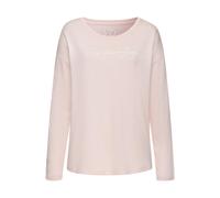 Pyjamaoberteil VIVANCE DREAMS, Damen, Gr. 32/34, rosa, Single Jersey, Obermaterial: 50% Baumwolle, 50% Viskose, unifarben, Basic, Basic, Rundhals, Shirts, mit kleinem Frontprint (43972230-32) rosa