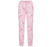 Pyjamahose VIVANCE DREAMS, Damen, Gr. 36/38, N-Gr, rosa geblümt, Single Jersey, Obermaterial: 100% Baumwolle, geblümt, lang, Hosen Pyjamahose, Schöner Blumen- oder Streifendruck (30859241-36) rosa geb