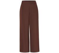 Webhose LASCANA, Damen, Gr. 38, N-Gr, braun, Satin, Obermaterial: 100% Polyester, unifarben, figurumspielend lang, Hosen, aus leichter Satinqualität, weite Palazzohose mit Taschen, Stoffhose (30049244