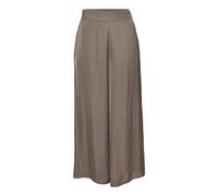 Webhose LASCANA, Damen, Gr. 34, N-Gr, grün (khaki), Satin, Obermaterial: 100% Polyester, unifarben, modisch, figurumspielend lang, Hosen, aus leichter Satinqualität, weite Palazzohose mit Taschen, Sto