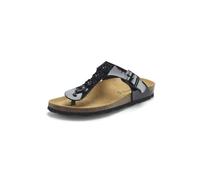LASCANA Zehentrenner Damen schwarz Lack Gr.39