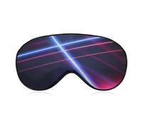 Laser Line Augenmaske, Seitenschlafmaske, leichte Augenbinde, Schlafmaske, Nasenpolster und Gummiband für Kinder, Frauen und Männer