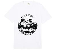 Lass das Abenteuer beginnen: Campen unter den Sternen Comfort Colors Adult Heavyweight T-Shirt