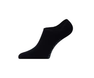 Lasting Merino Footies FWF - Füßlinge schwarz, S (34-37)