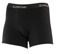 Lasting Merino Herren Unterhose kurz Noro schwarz - 100% Wolle (Merino) M