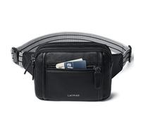LATMAP 3L Damen Bauchtasche Sling Bag Damen PU Leder Cross Body Bag Klein Adjustable Strap Diebstahlsicher Brusttasche Leicht Crossbag Travel Essentials