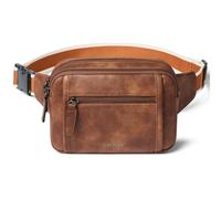 LATMAP 3L Damen Bauchtasche Sling Bag Damen PU Leder Cross Body Bag Klein Adjustable Strap Diebstahlsicher Brusttasche Leicht Crossbag Travel Essentials