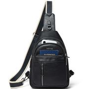 LATMAP Crossbag Damen 7L,Bauchtasche Damen Klein Sling Bag PU Leder Leicht Cross Body Bag Adjustable Strap Brusttasche Travel Essentials