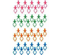 LATRAT 40 Stücke Garnspulenhalter, Spulenhalter Spulenfadenhalter, Holders Clips Bobbini Holder Spulenhalter Garnrollenhalter Clips Spulenhalter Nähmaschinenzubehör