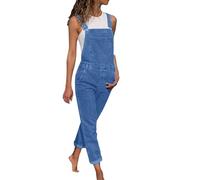 Latzhose Damen 90er Jahre Outfit Latzhosen Für Overall Elegant Jeans Jumpsuit Sommer Arbeitsoverall 80er Festlich Arbeitslatzhose Arbeitshose Garten Kurze Jeanshose Latzkleid
