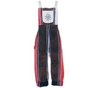 Latzhose Ethno Style Boho oversize Einteiler Overall, Damen, schwarz, M