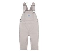 Latzhose LEVI'S KIDS "LVN RAILROAD STRIPE OVERALL", Jungen, Gr. 3M (62), N-Gr, oxfordtan, Web, Obermaterial: 100% Baumwolle, gestreift, regular fit normal, Hosen Latzhose, for Boys, Baumwoll-Qualität