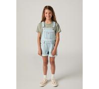 Latzhose LEVI'S KIDS, Mädchen, Gr. 12 (152), N-Gr, wow me over, Denim/Jeans, Obermaterial: 100% Baumwolle, regular fit kurz, Hosen, mit Knöpfen an der Taille for GIRLS (90325711-12) wow me over
